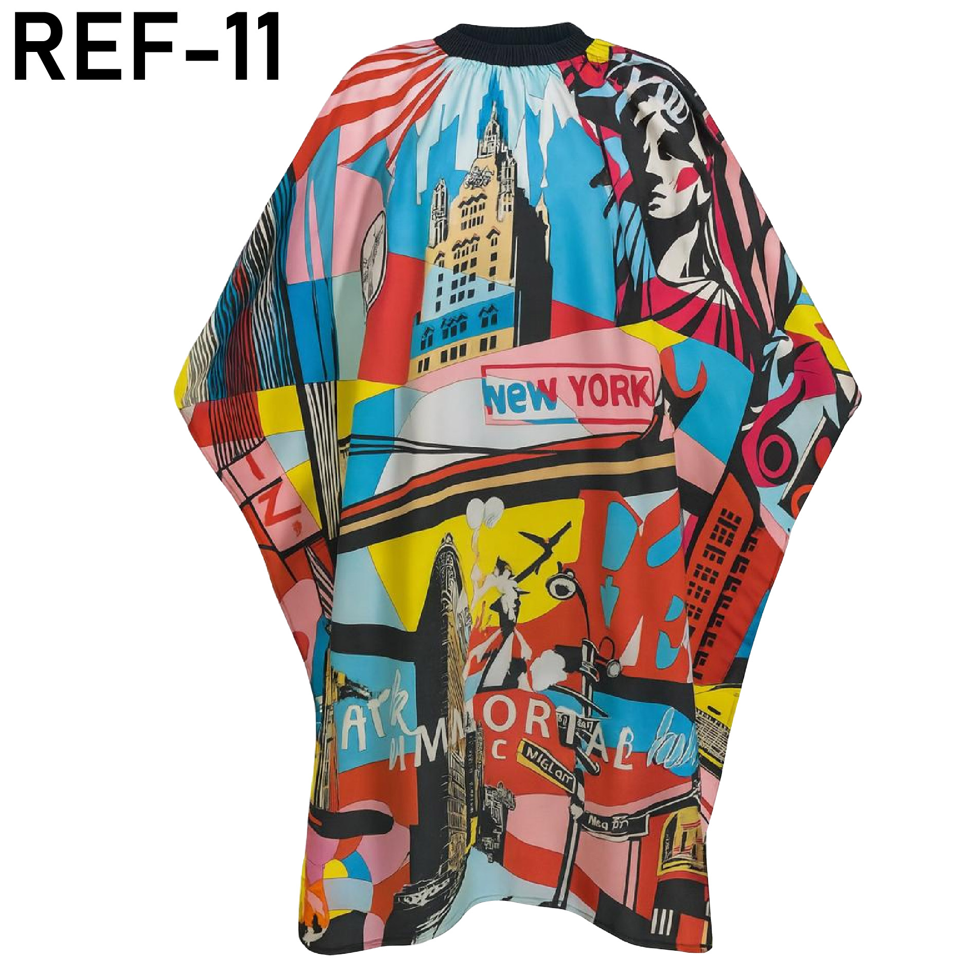 Vista 4 de Capa Barberia Peluquería Impermeable - Referencia: REF-09